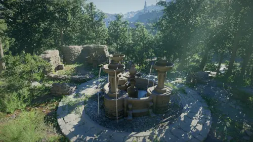 Руины Леса Арбории в Crimson Desert: как решить головоломку с фонтаном