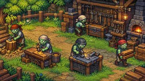 Зомби в Graveyard Keeper 2: как сделать, прокачивать и заставить работать